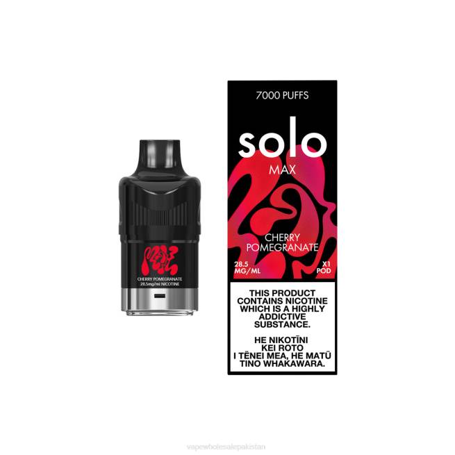 Vape Companies In Pakistan 8Z0683 - Solo MAX Pod Cherry Pomegranate