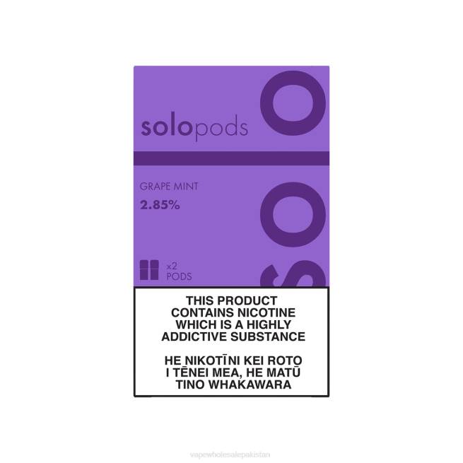 Cheapest Vape Wholesale 8Z0654 - Solo Replacement Pod 2-Pack Grape Mint