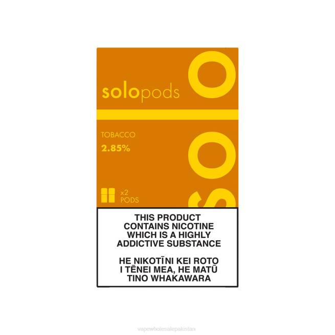 Electronic Cigarette Wholesale Price 8Z0650 - Solo Replacement Pod 2-Pack Tobacco
