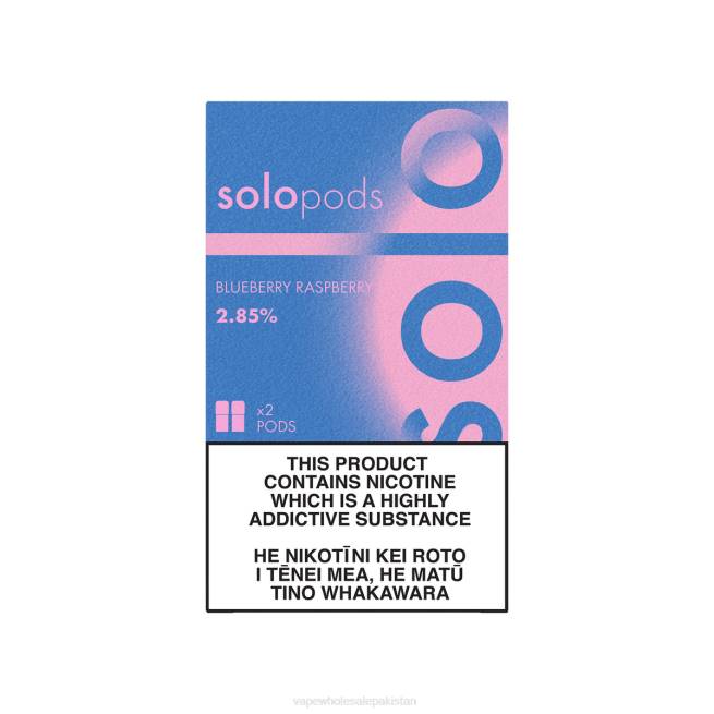 Vape Companies In Pakistan 8Z0653 - Solo Replacement Pod 2-Pack Blueberry Raspberry