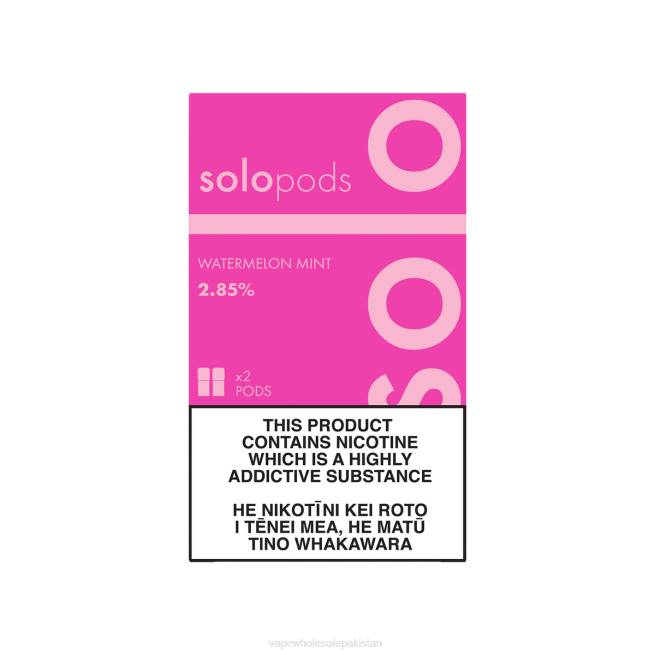 Vape Wholesale Pakistan 8Z0661 - Solo Replacement Pod 2-Pack Watermelon Mint