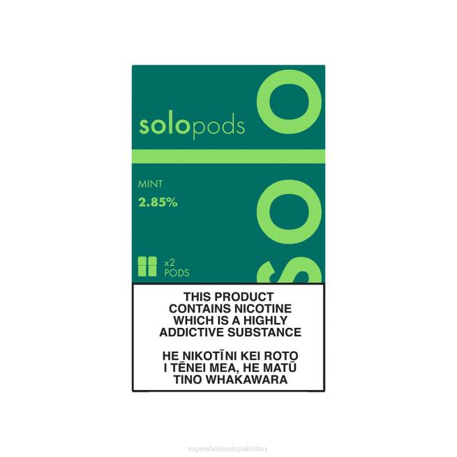 Vape Wholesale Prices 8Z0652 - Solo Replacement Pod 2-Pack Mint