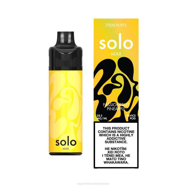 E Cigarettes Wholesale Suppliers 8Z0669 - Solo MAX Pod Kit Passionfruit Pineapple